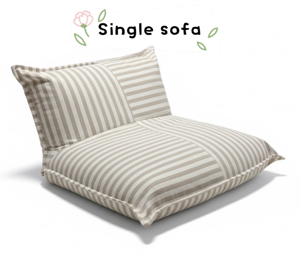 compressed single sofa