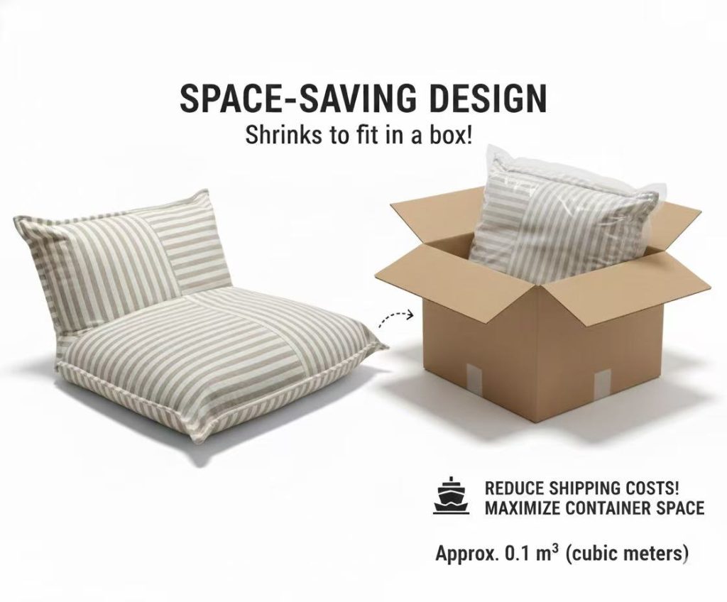 compressed sofa